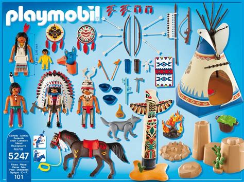 playmobil native american|playmobil native american camp.